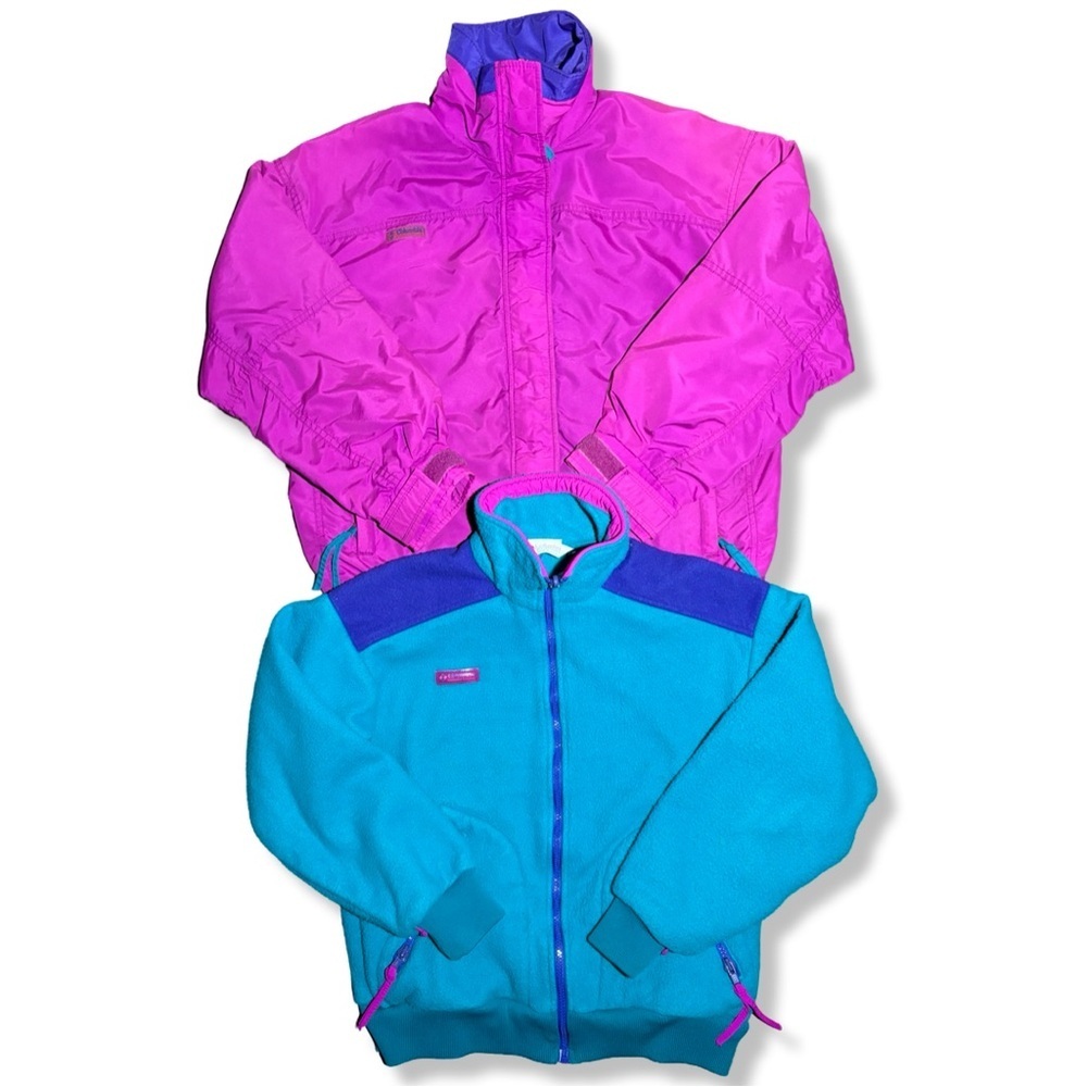 Vintage 90s Columbia 2 In 1 Jacket & Fleece Lining